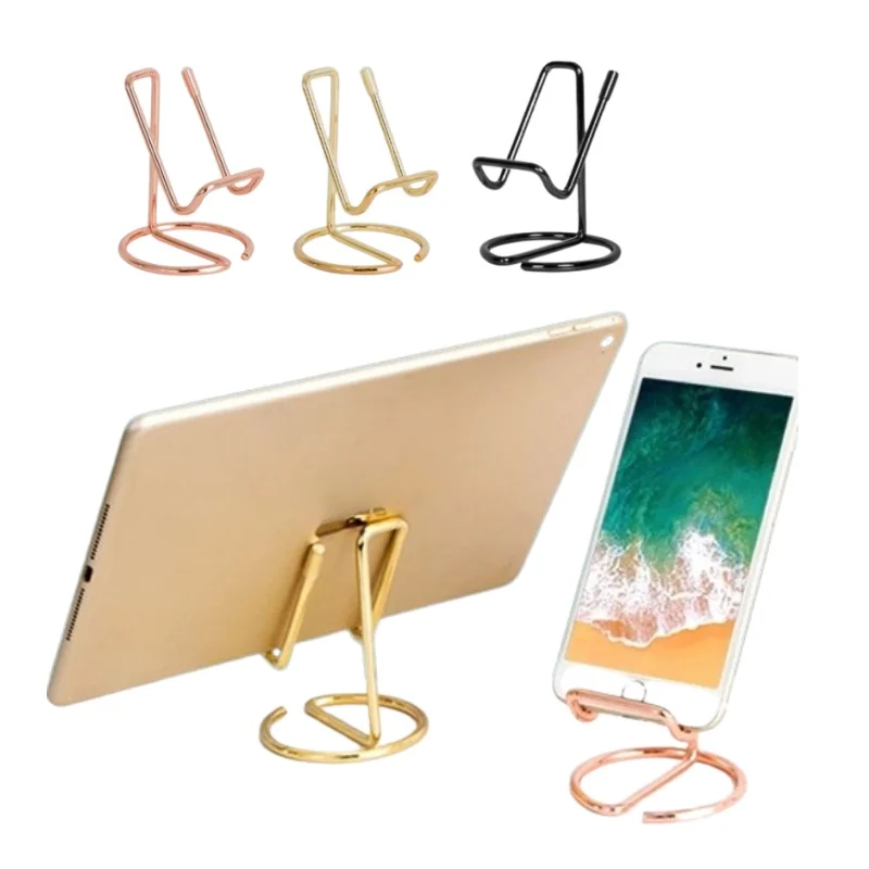 Phone Accessories Rack - 1PC Metal Lazy Wire Mobile Phone
