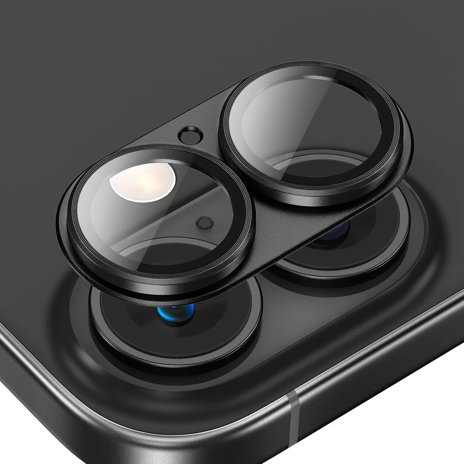 Phone Accessories Design - Metal Tempered Glass Cover Camera Protector