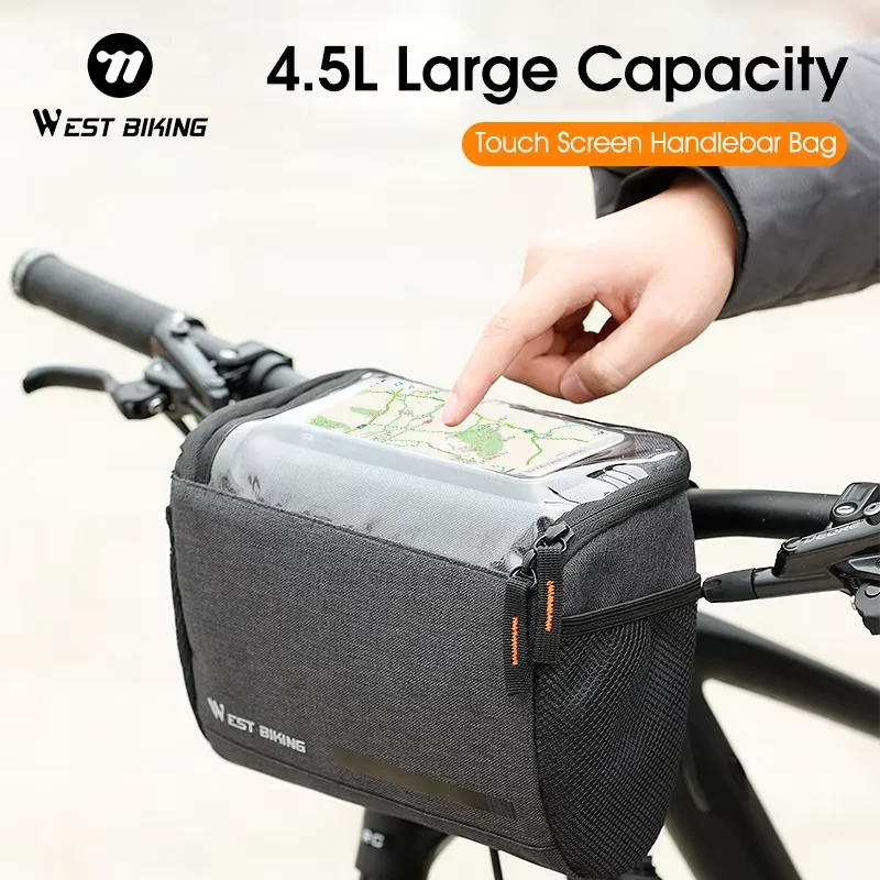 Youtube Phone Accessories - WEST BIKING 4.5L Bike Front Bag