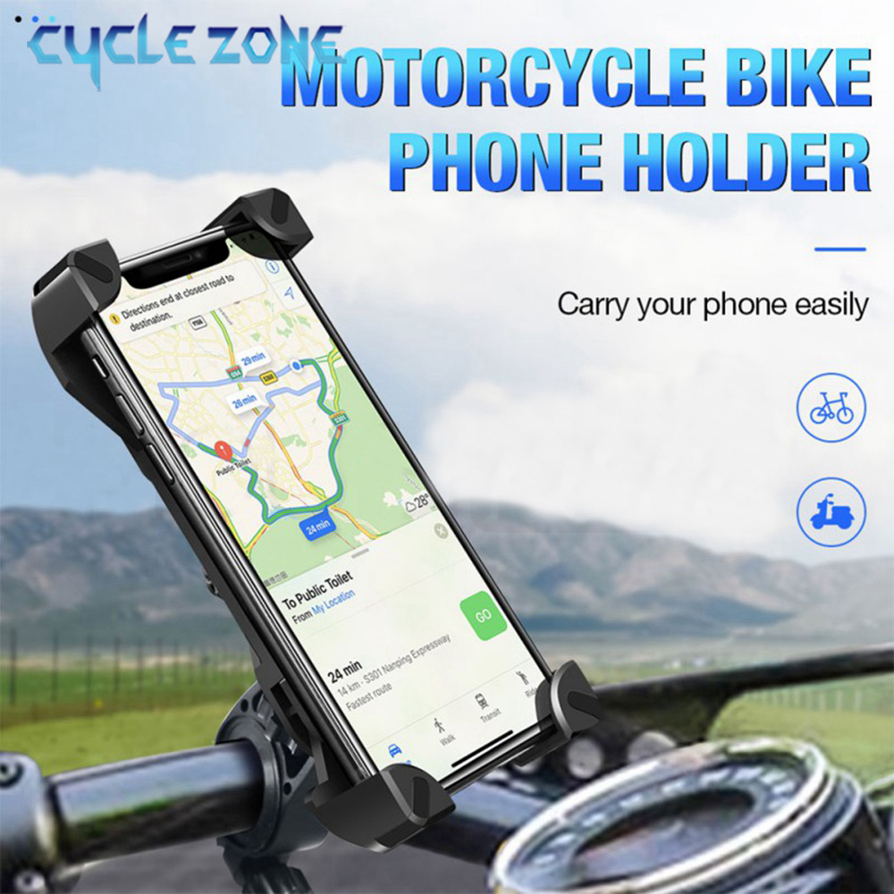 Phone Accessories Rack - Universal Bike Phone Holder 360 Rotatable