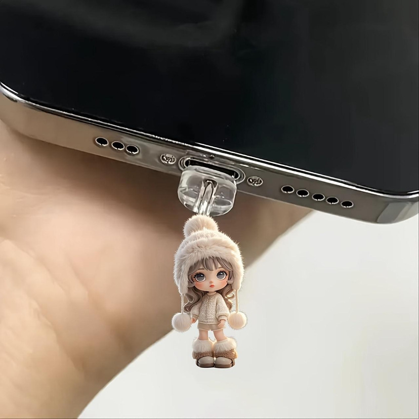 Dog Dust Plug Cartoon Phone Ac - Phone Accessories For Teens ulasan dan harga