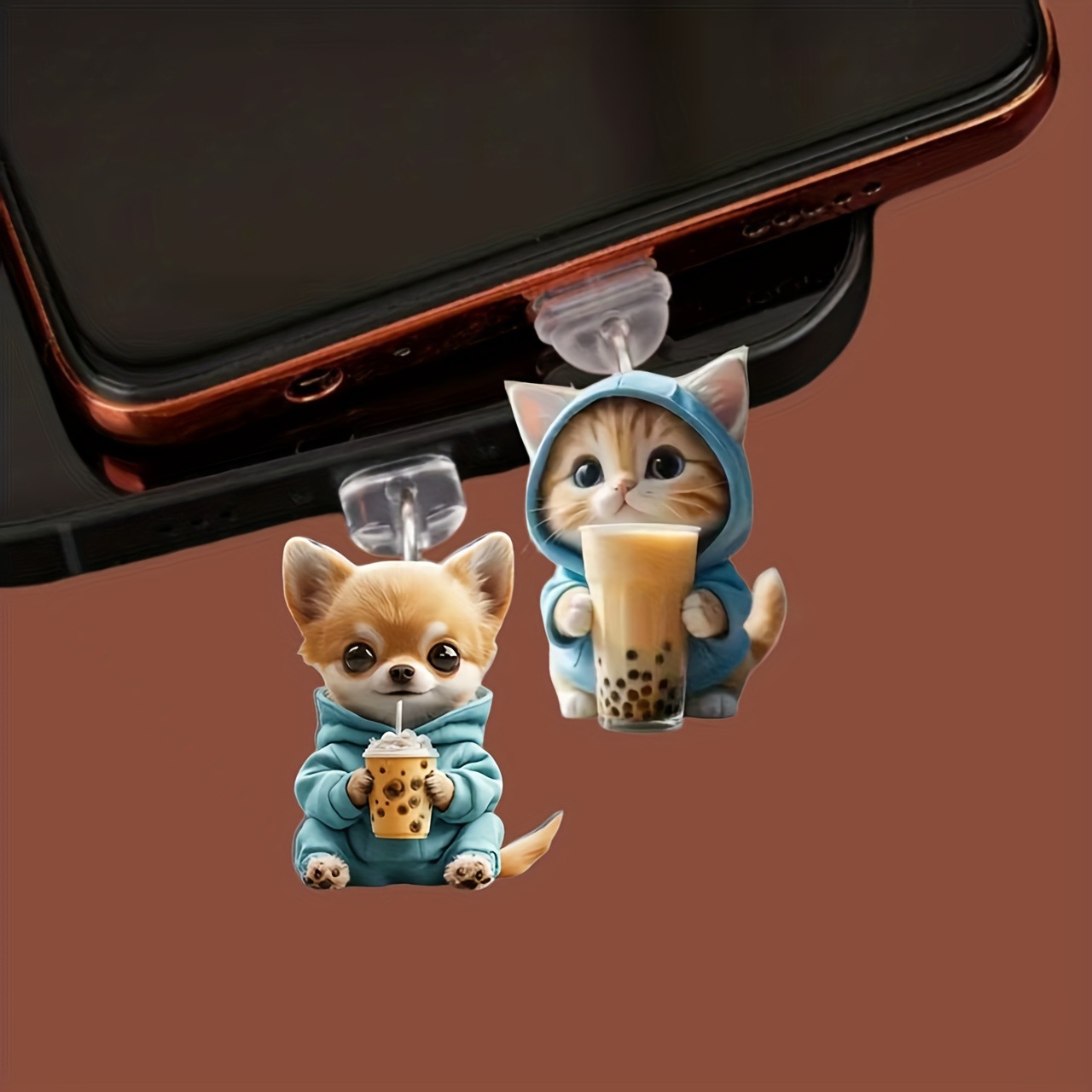 Dog Dust Plug Cartoon Phone Ac - Phone Accessories For Teens ulasan dan harga