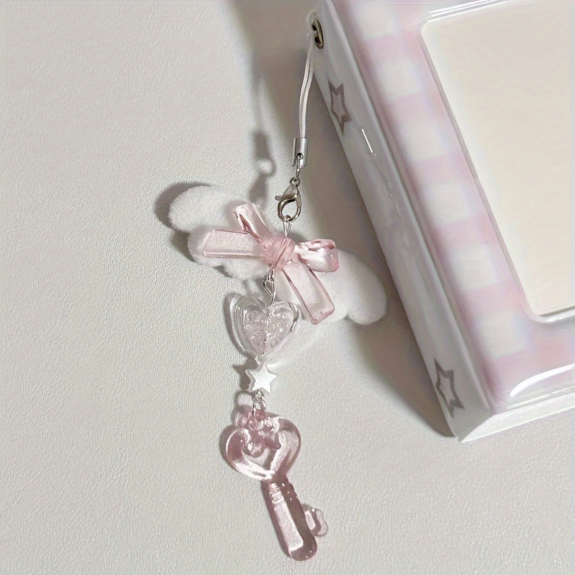 DIY Cheese Powder Keychain wit - Phone Accessories Hanger ulasan dan harga