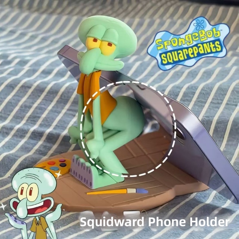 New KKV SpongeBob Squidward Ma - Phone Accessories Rack ulasan dan harga