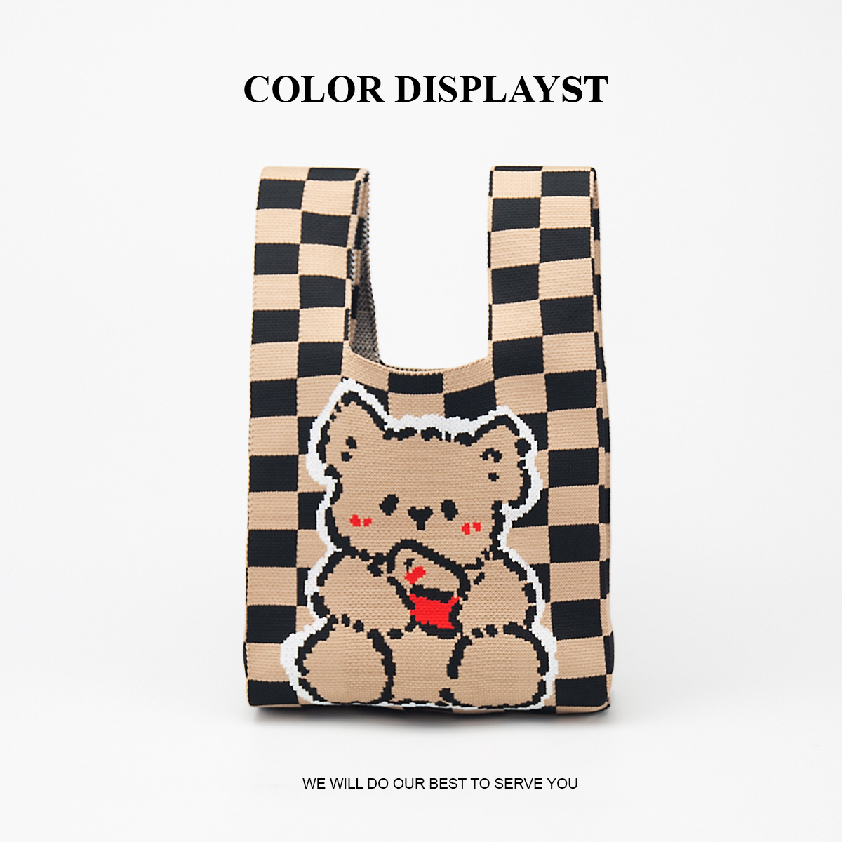 Cute Knitted Handbag for Girls - Phone Accessories Design ulasan dan harga