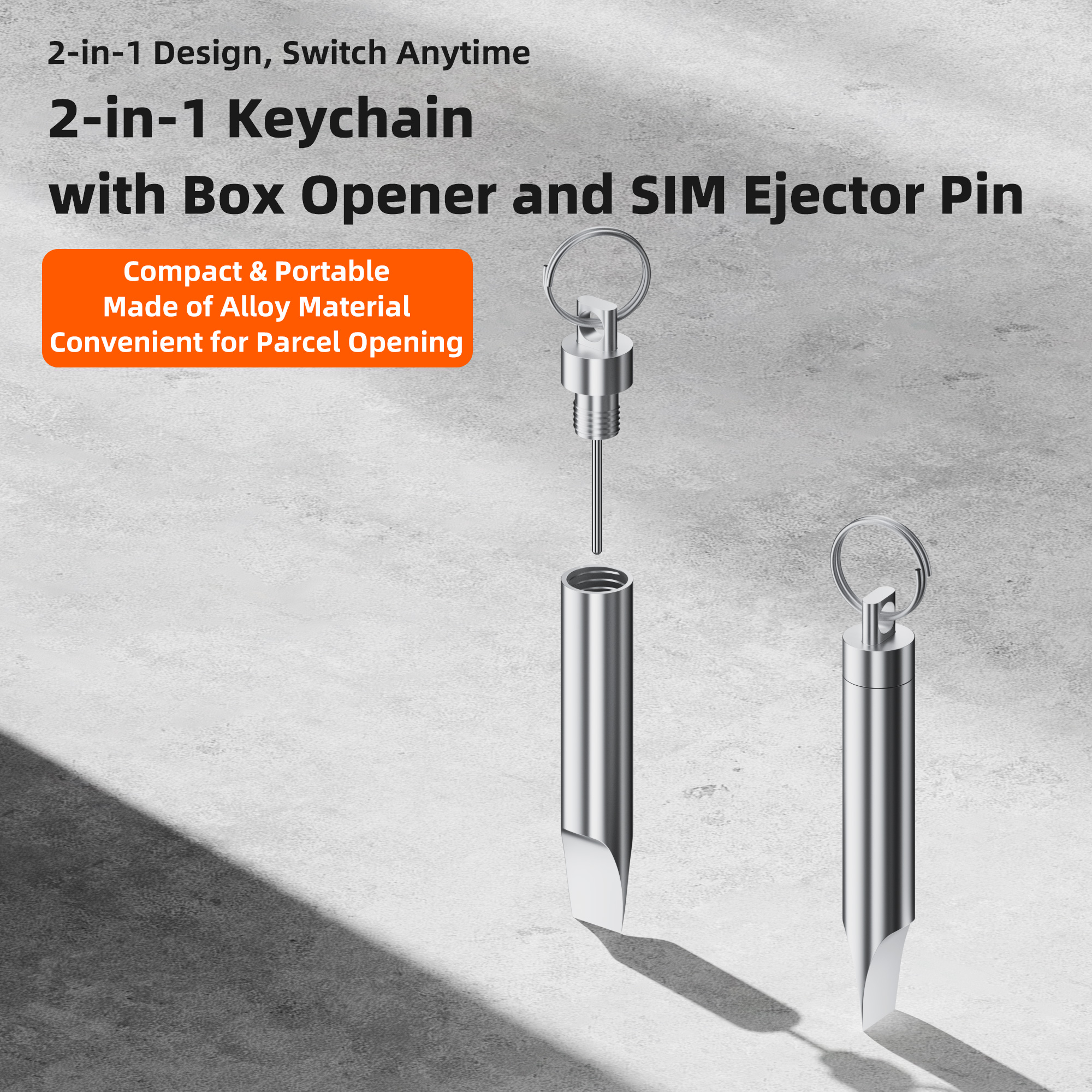 2-in-1 SIM Card Ejector Keycha - Sim Card Tool ulasan dan harga