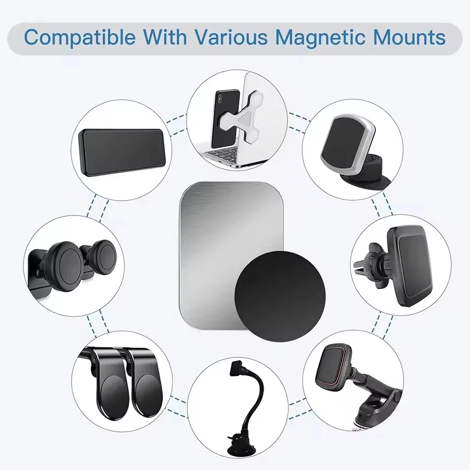 Metal Plate Disk For Magnetic  - Phone Accessories Holder Car ulasan dan harga