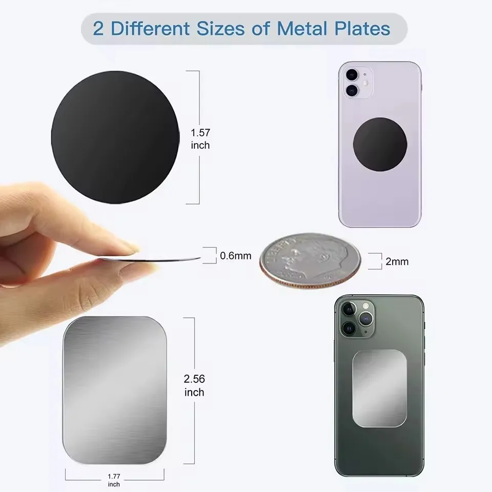 Metal Plate Disk For Magnetic  - Phone Accessories Holder Car ulasan dan harga
