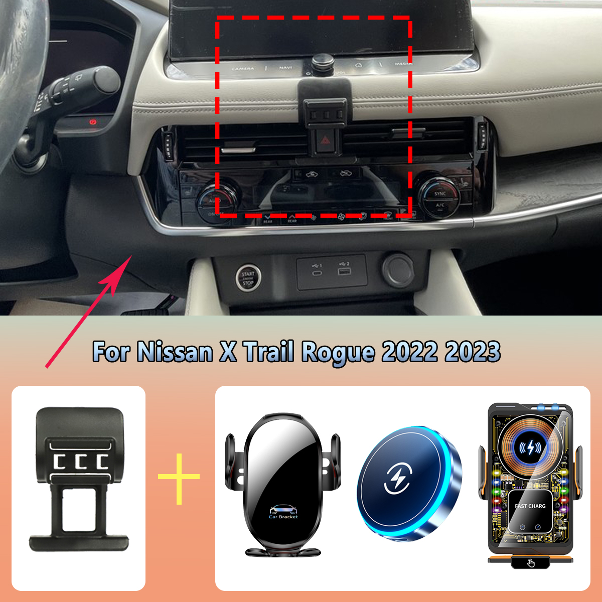 Car Phone Holder vent For Niss - Phone Accessories Rack ulasan dan harga