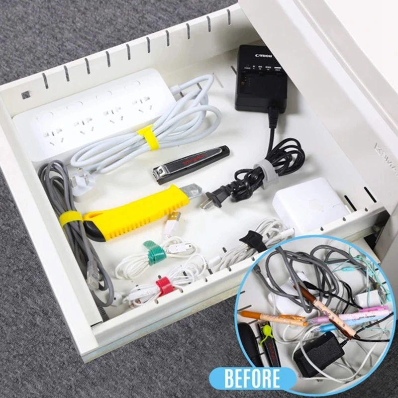 10/30/50pcs Cable Organizer Re - Phone Accessories Hanger ulasan dan harga