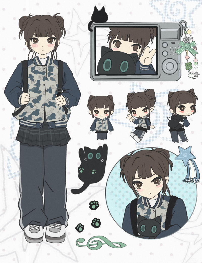 Anime Inspired Sticker Cute Ca - Phone Accessories For Teens ulasan dan harga