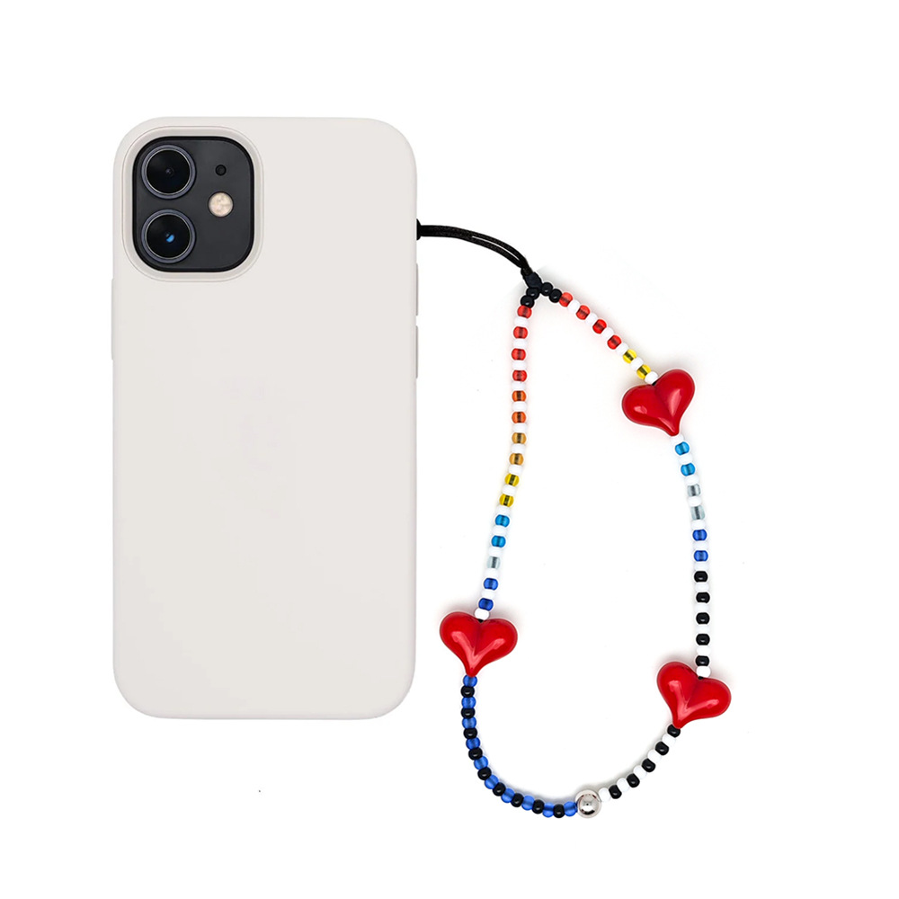 HERLOOK Y2K Beaded Heart Phone - Phone Accessories For Teens ulasan dan harga