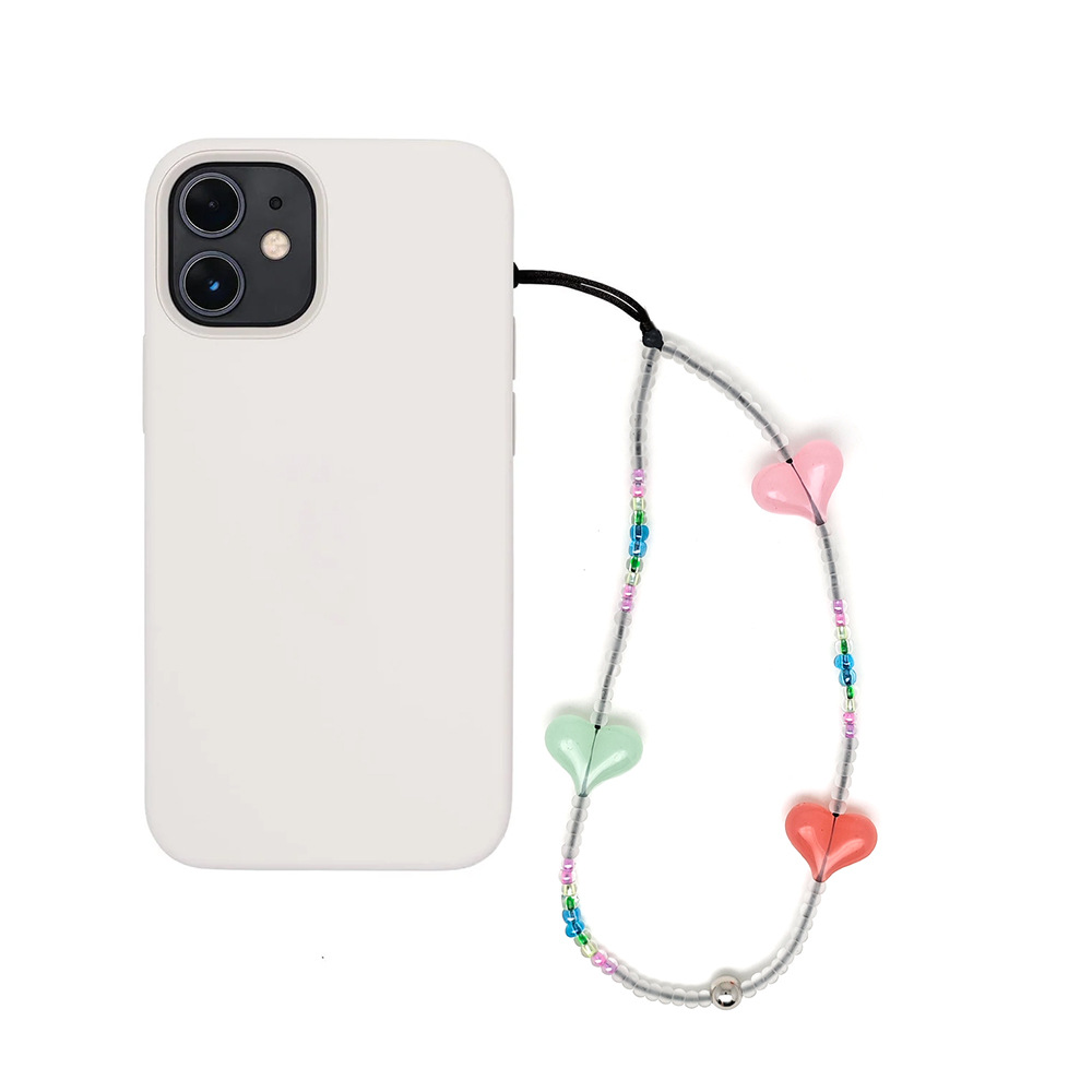 HERLOOK Y2K Beaded Heart Phone - Phone Accessories For Teens ulasan dan harga