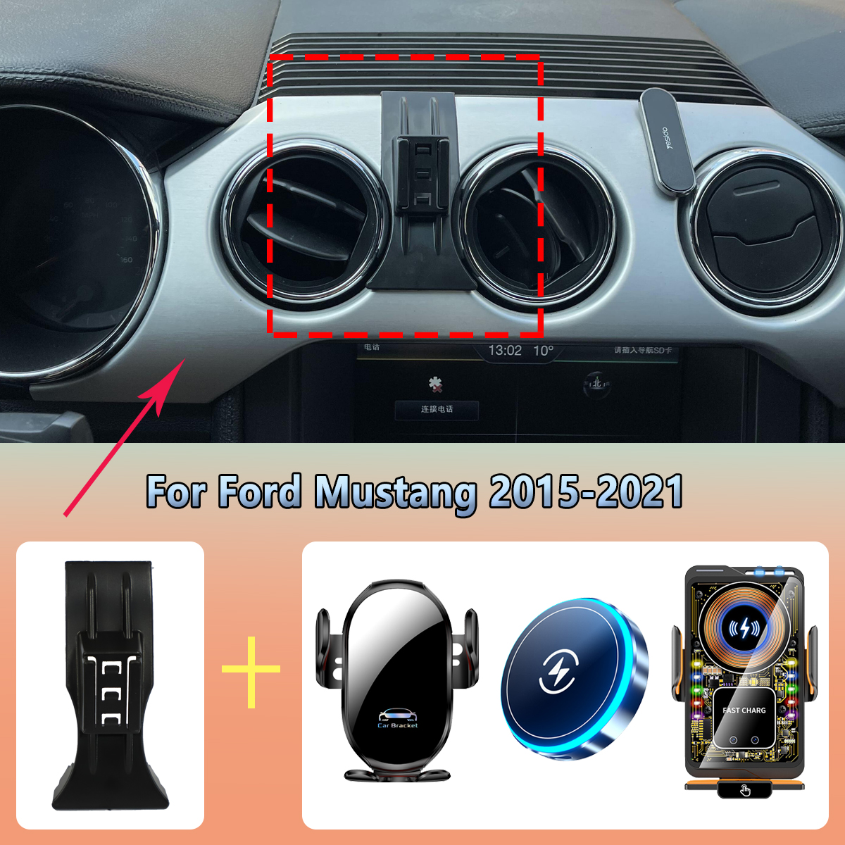 Car Phone Holder vent For Ford - Phone Accessories Rack ulasan dan harga