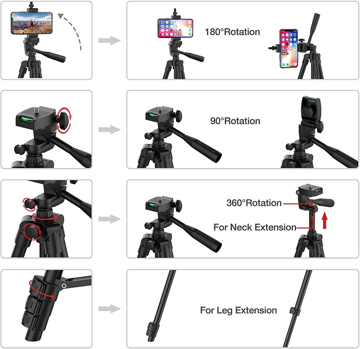 Tripods For Mobile Phone Light - Youtube Phone Accessories ulasan dan harga