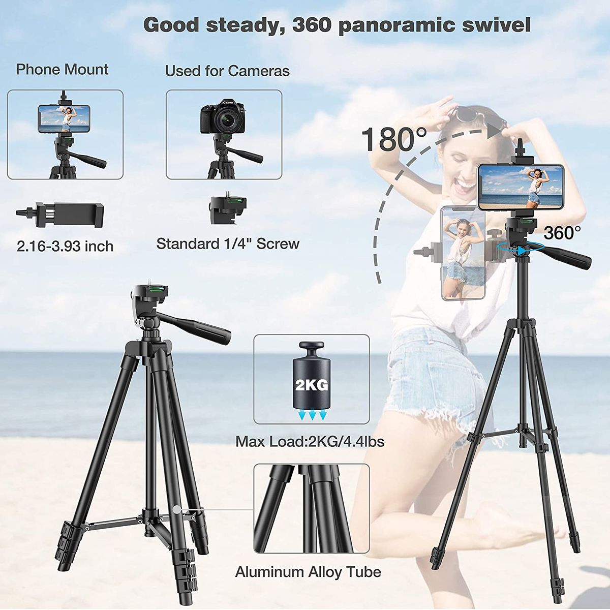 Tripods For Mobile Phone Light - Youtube Phone Accessories ulasan dan harga