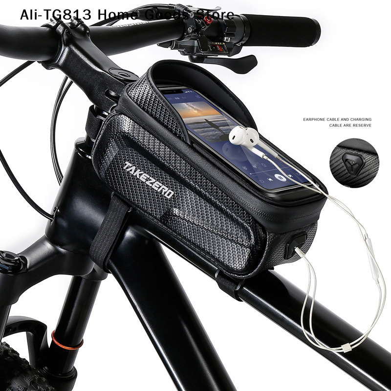 [TG813]Bicycle Bag Front Tube  - Youtube Phone Accessories ulasan dan harga