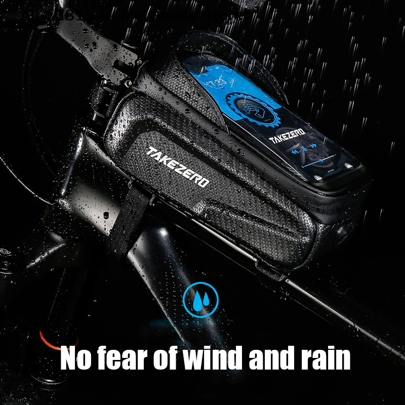 [TG813]Bicycle Bag Front Tube  - Youtube Phone Accessories ulasan dan harga
