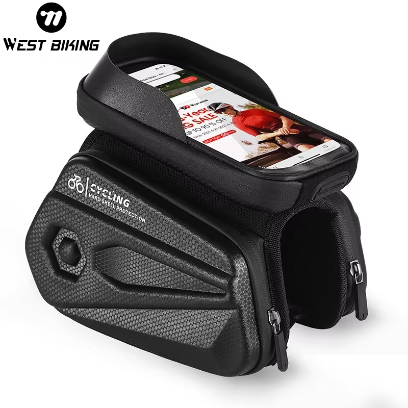 WEST BIKING Bicycle Top Tube B - Youtube Phone Accessories ulasan dan harga
