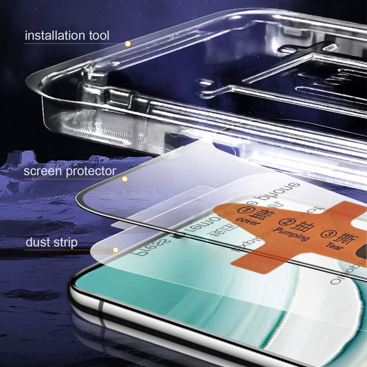 2PCS Full Cover Glass For Hono - Phone Accessories Online Store ulasan dan harga