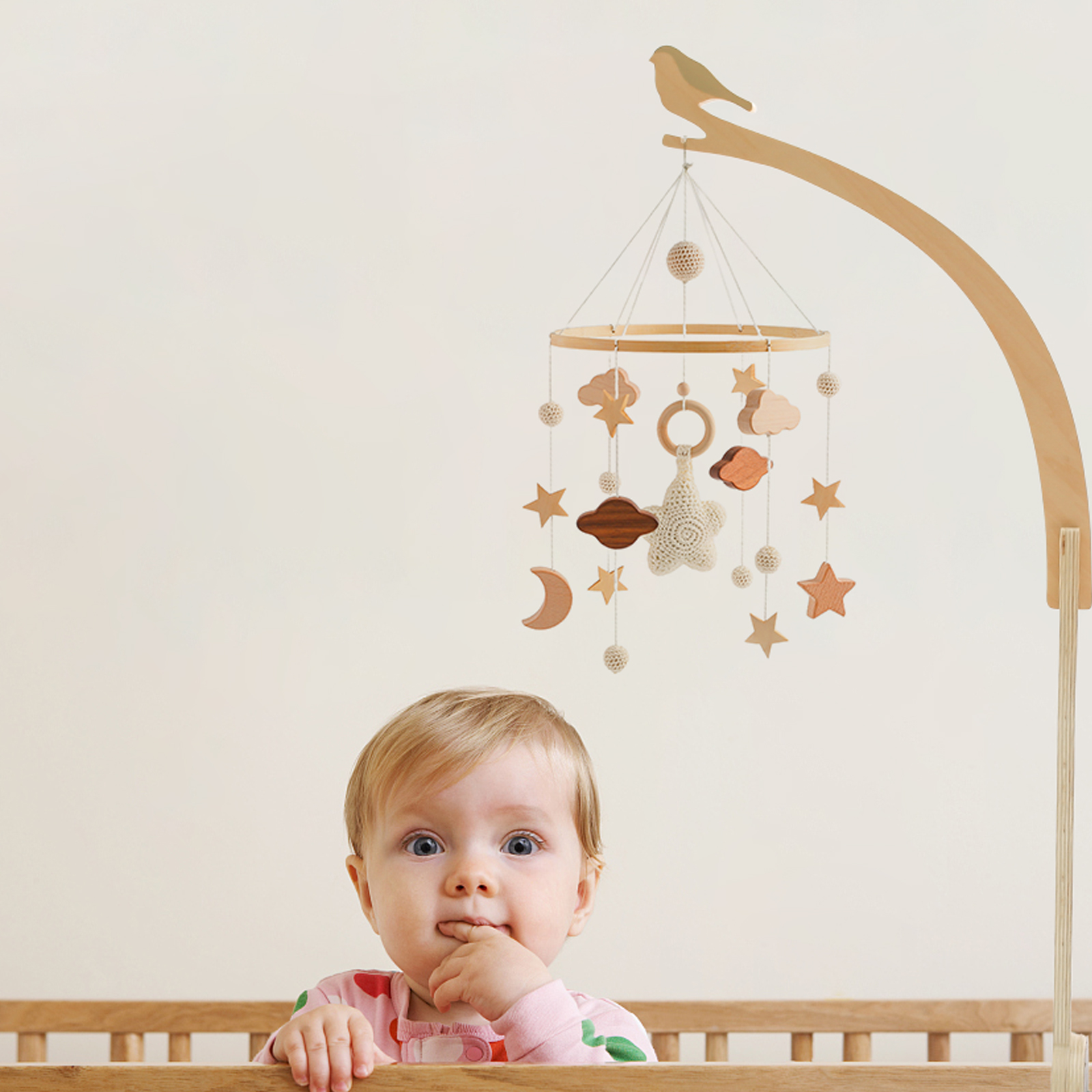 Baby Wooden Little Birdie Bed  - Phone Accessories Hanger ulasan dan harga