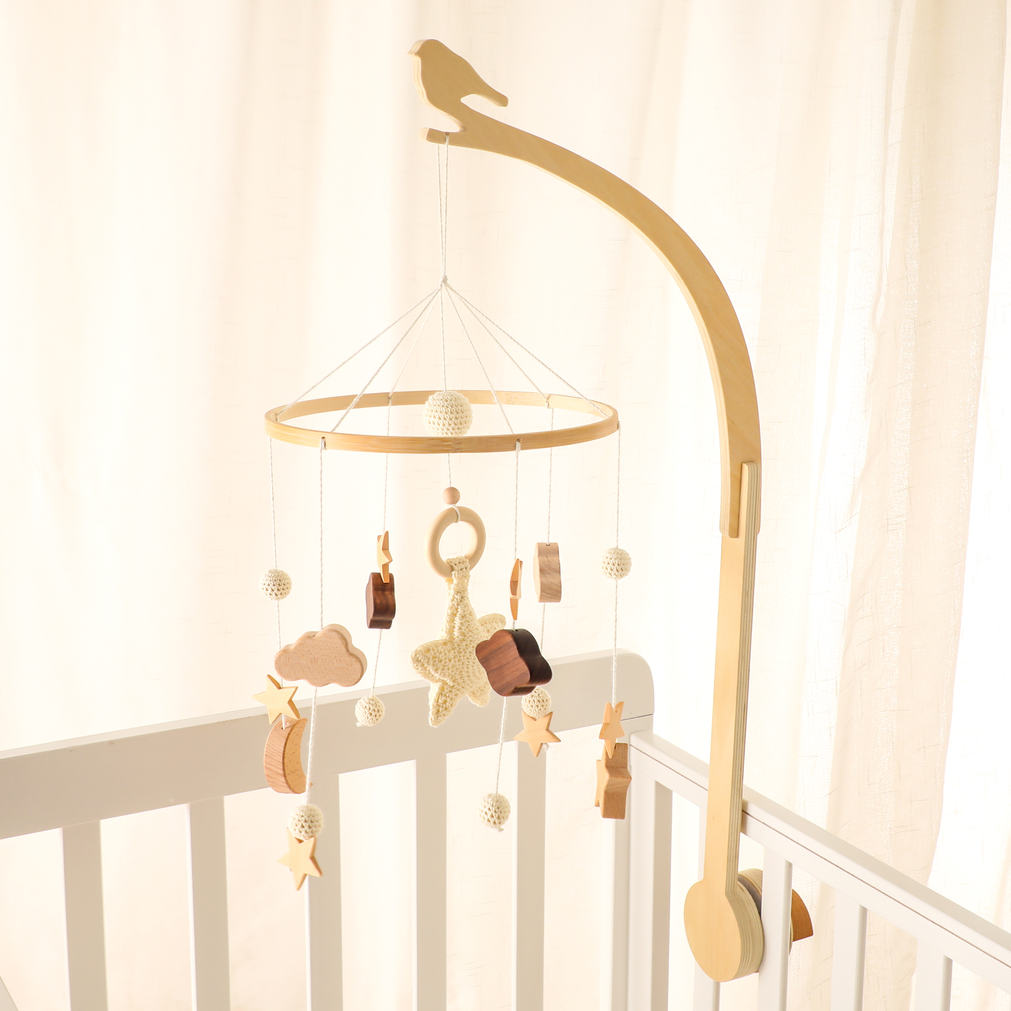 Baby Wooden Little Birdie Bed  - Phone Accessories Hanger ulasan dan harga