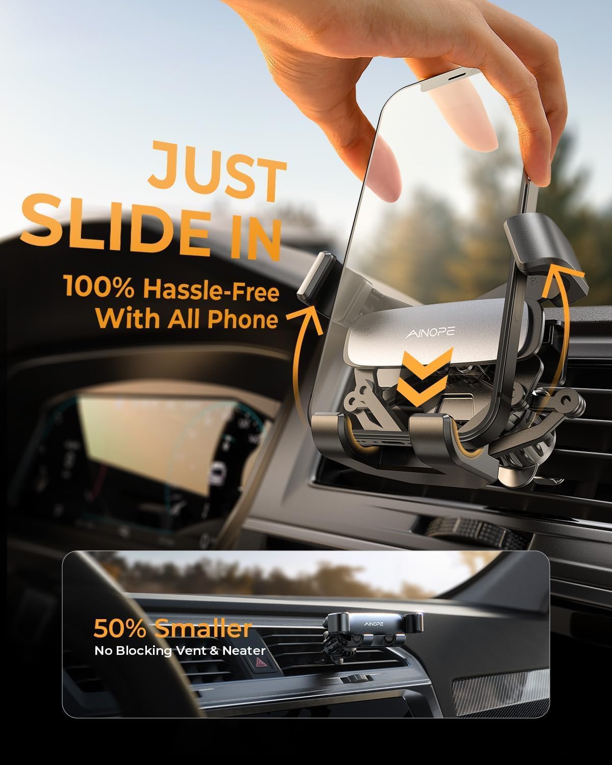 Car Vent Phone Mount Holder [D - Phone Accessories Holder Car ulasan dan harga