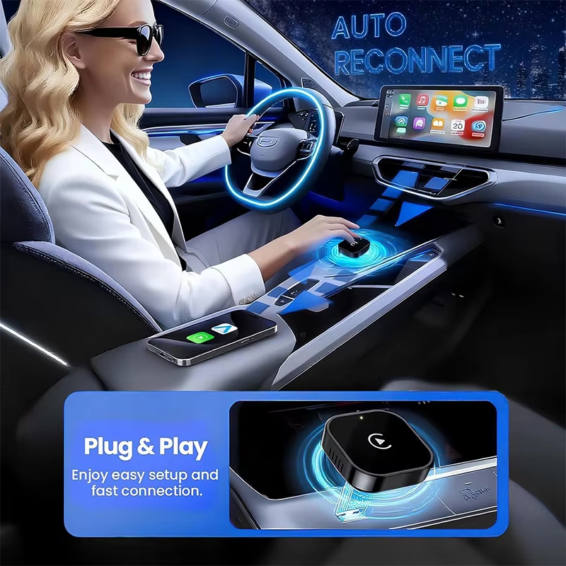 2-in-1 Wireless CarPlay Adapte - Phone Accessories Design ulasan dan harga