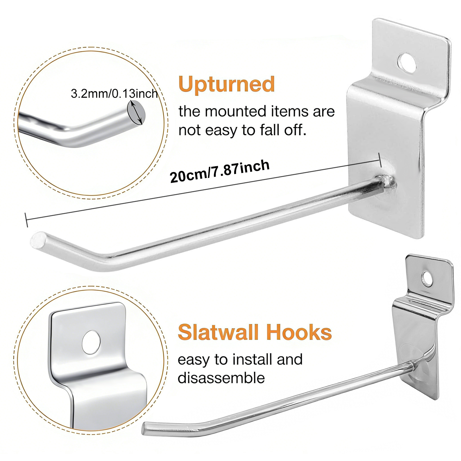 5-25pcs Wall Hook Nail Wall Di - Phone Accessories Hanger ulasan dan harga