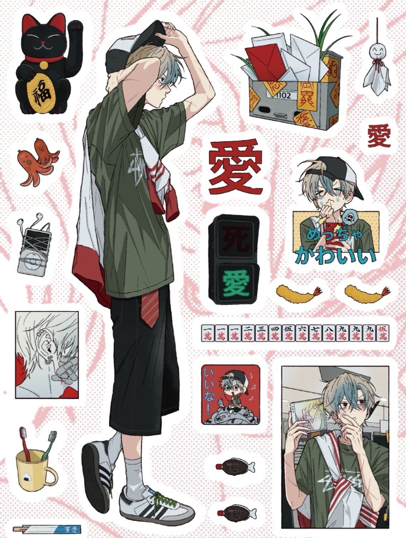 Anime Inspired Sticker Cute Ca - Phone Accessories For Teens ulasan dan harga