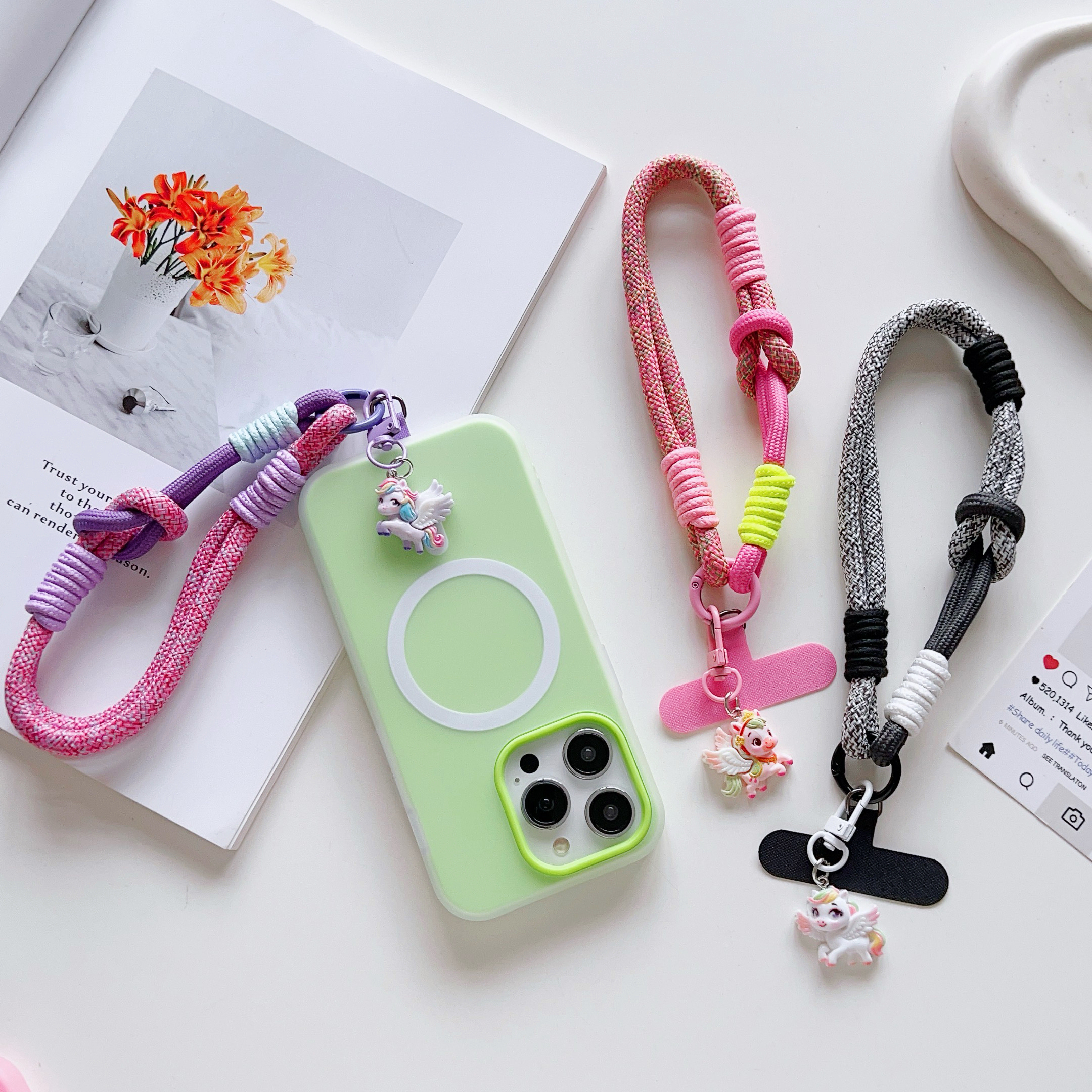 Fancy Cartoon Phone Lanyard, W - Phone Accessories Hanger ulasan dan harga