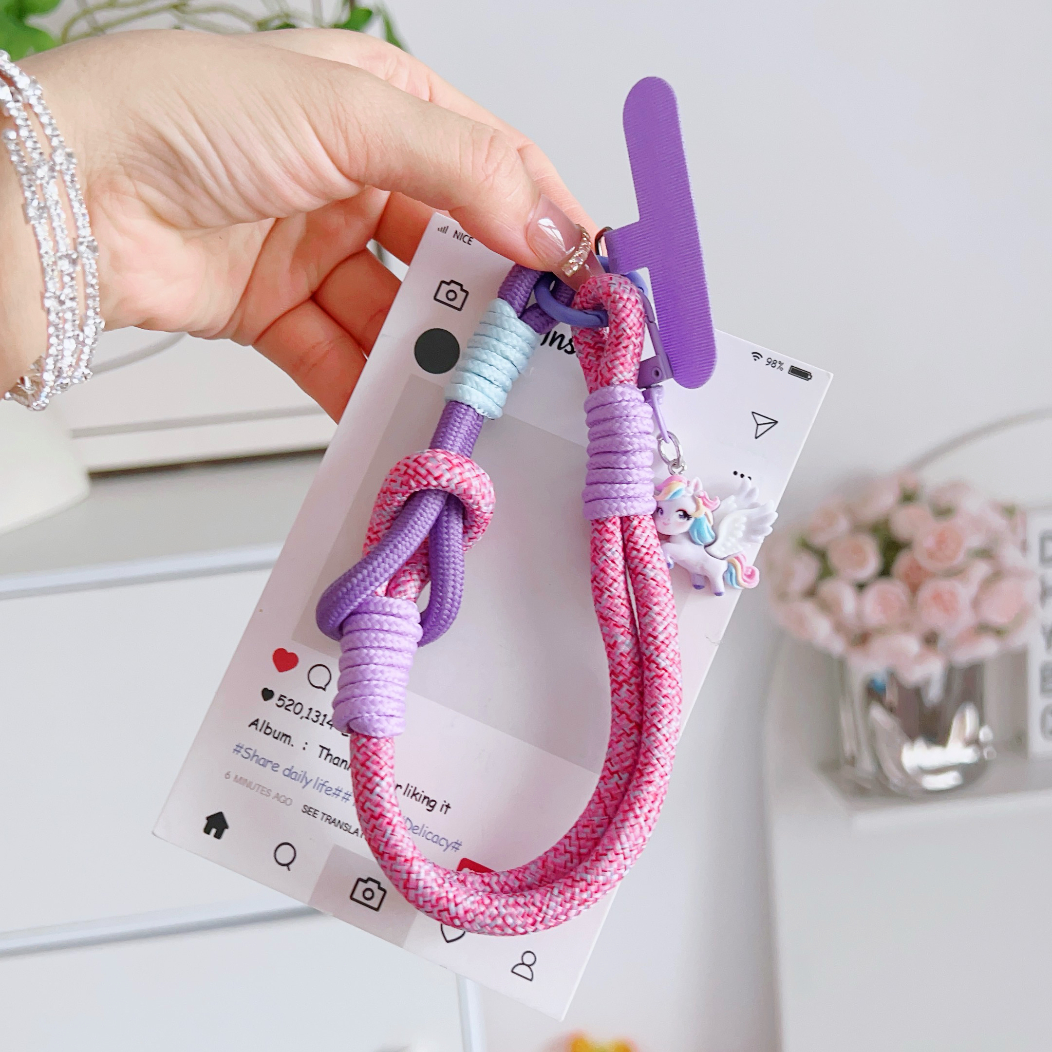 Fancy Cartoon Phone Lanyard, W - Phone Accessories Hanger ulasan dan harga