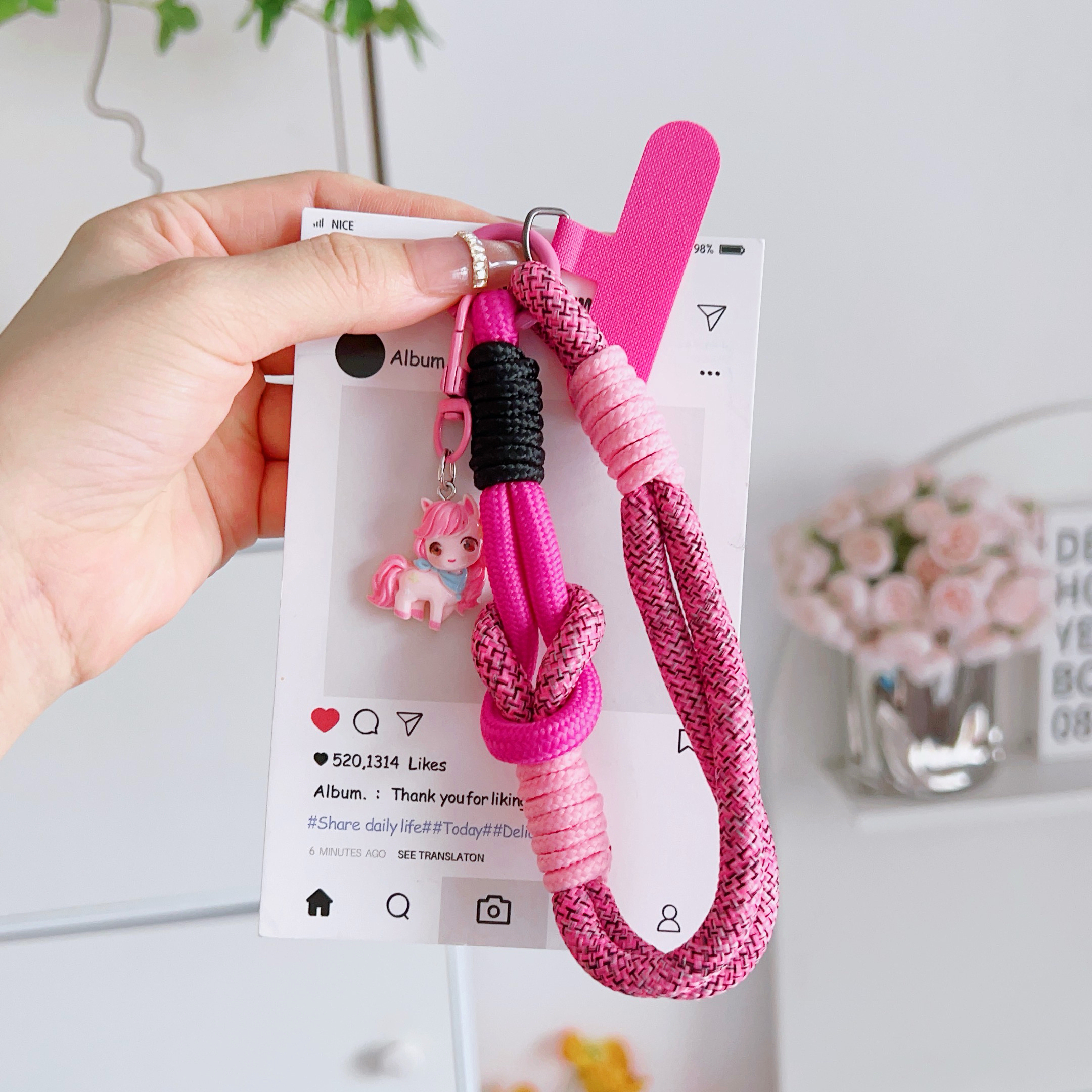 Fancy Cartoon Phone Lanyard, W - Phone Accessories Hanger ulasan dan harga