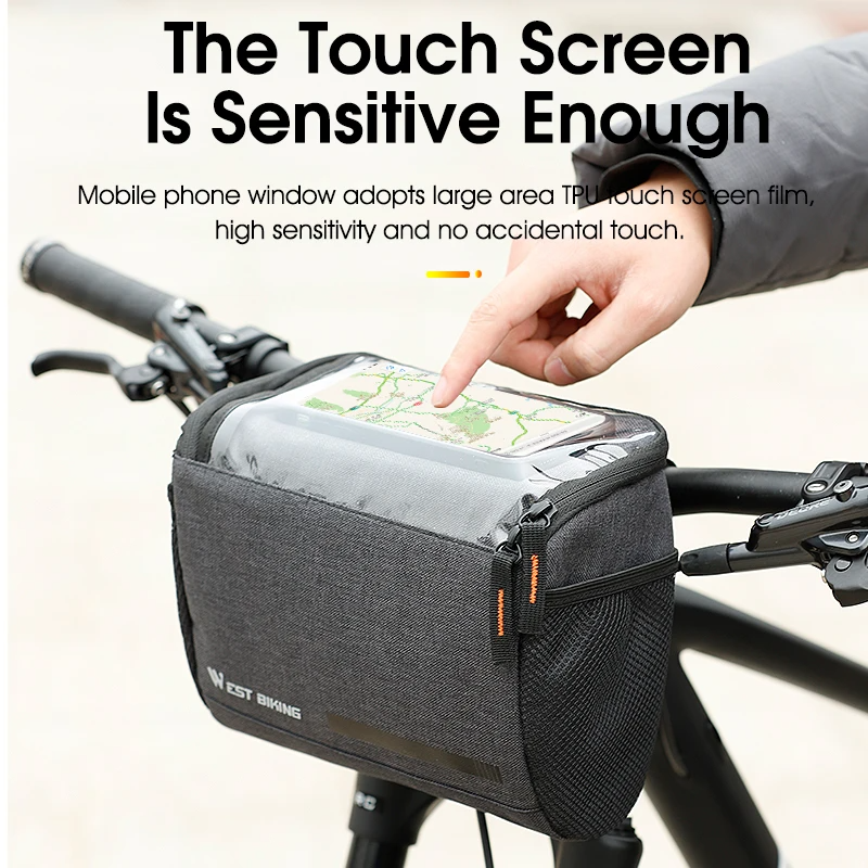 WEST BIKING 4.5L Bike Front Ba - Youtube Phone Accessories ulasan dan harga