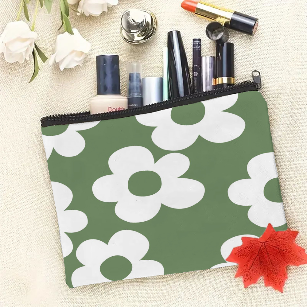 Floral Print Toiletry Bag Casu - Phone Accessories For Teens ulasan dan harga