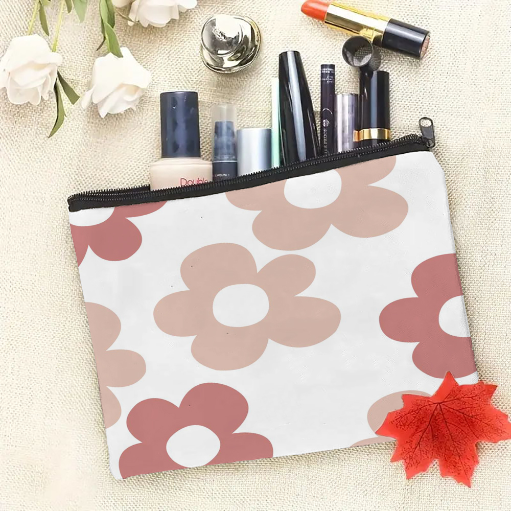 Floral Print Toiletry Bag Casu - Phone Accessories For Teens ulasan dan harga