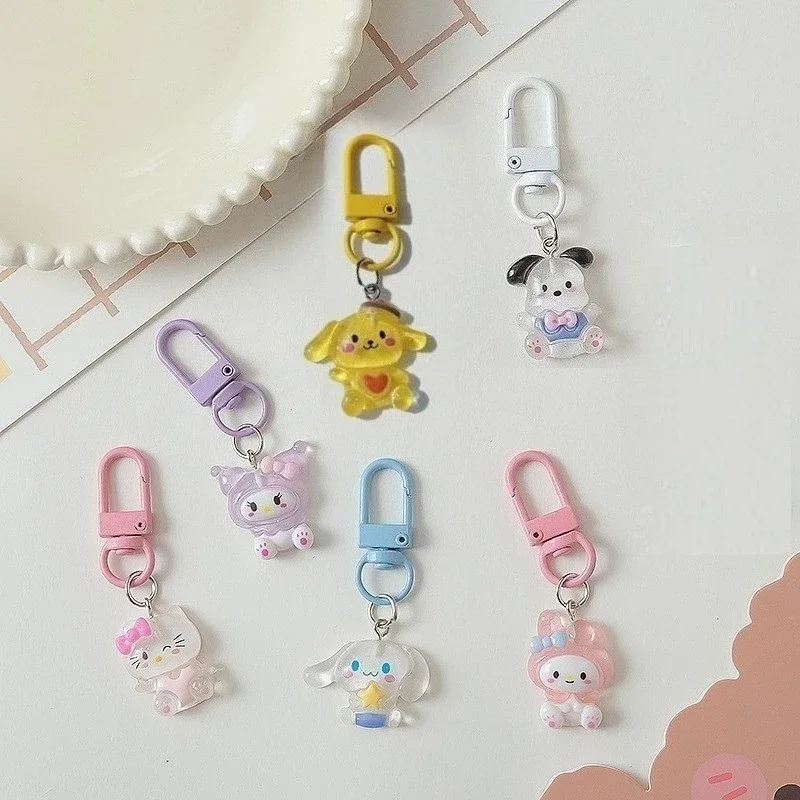6 Pieces  Anime Hello Kitty Ba - Phone Accessories Chain ulasan dan harga