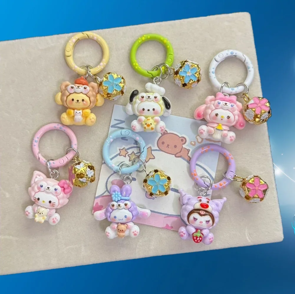 6 Pieces  Anime Hello Kitty Ba - Phone Accessories Chain ulasan dan harga