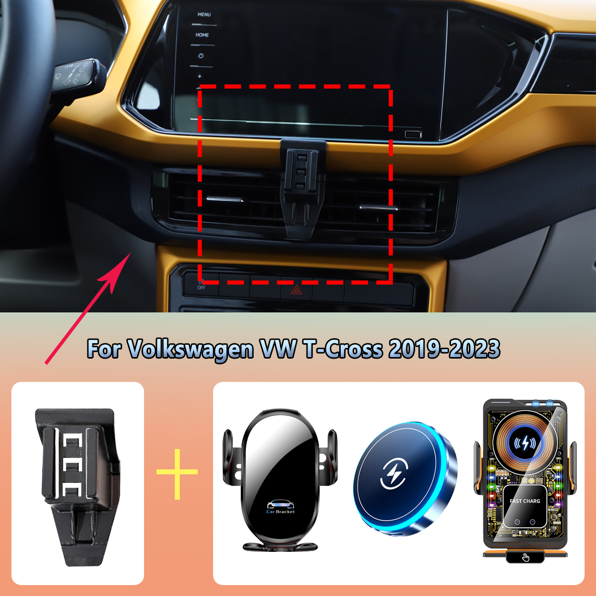 Car Phone Holder vent For Volk - Phone Accessories Rack ulasan dan harga