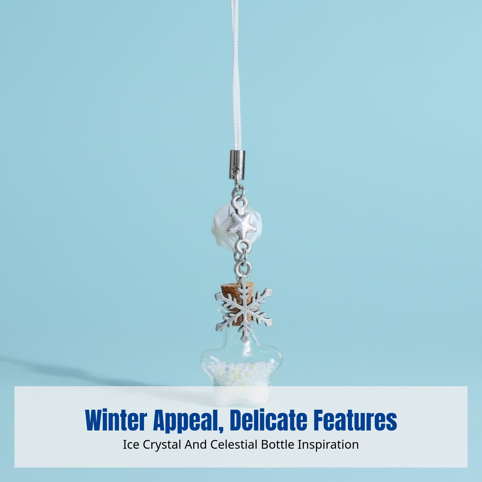 Cute Ice Crystal Wish Bottle K - Phone Accessories Chain ulasan dan harga