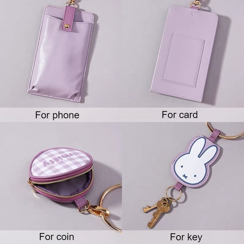 Miffy Kawaii Phone Pouch Set C - Phone Accessories For Teens ulasan dan harga