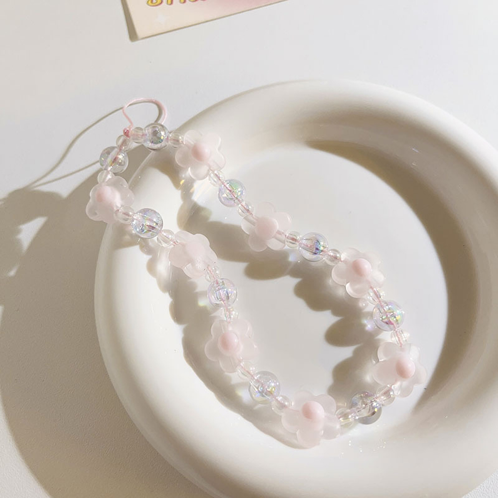 Pink Butterfly Pearl Bow Phone - Phone Accessories Hanger ulasan dan harga