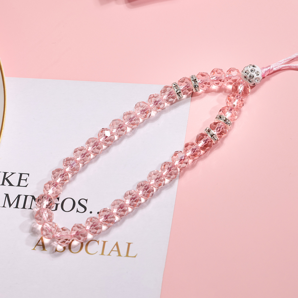 Pink Butterfly Pearl Bow Phone - Phone Accessories Hanger ulasan dan harga