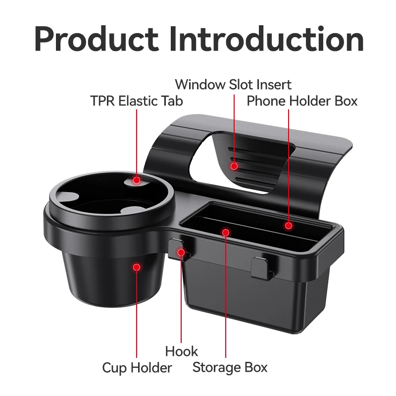 Car Cup Holder Phone Mount Org - Phone Accessories Rack ulasan dan harga