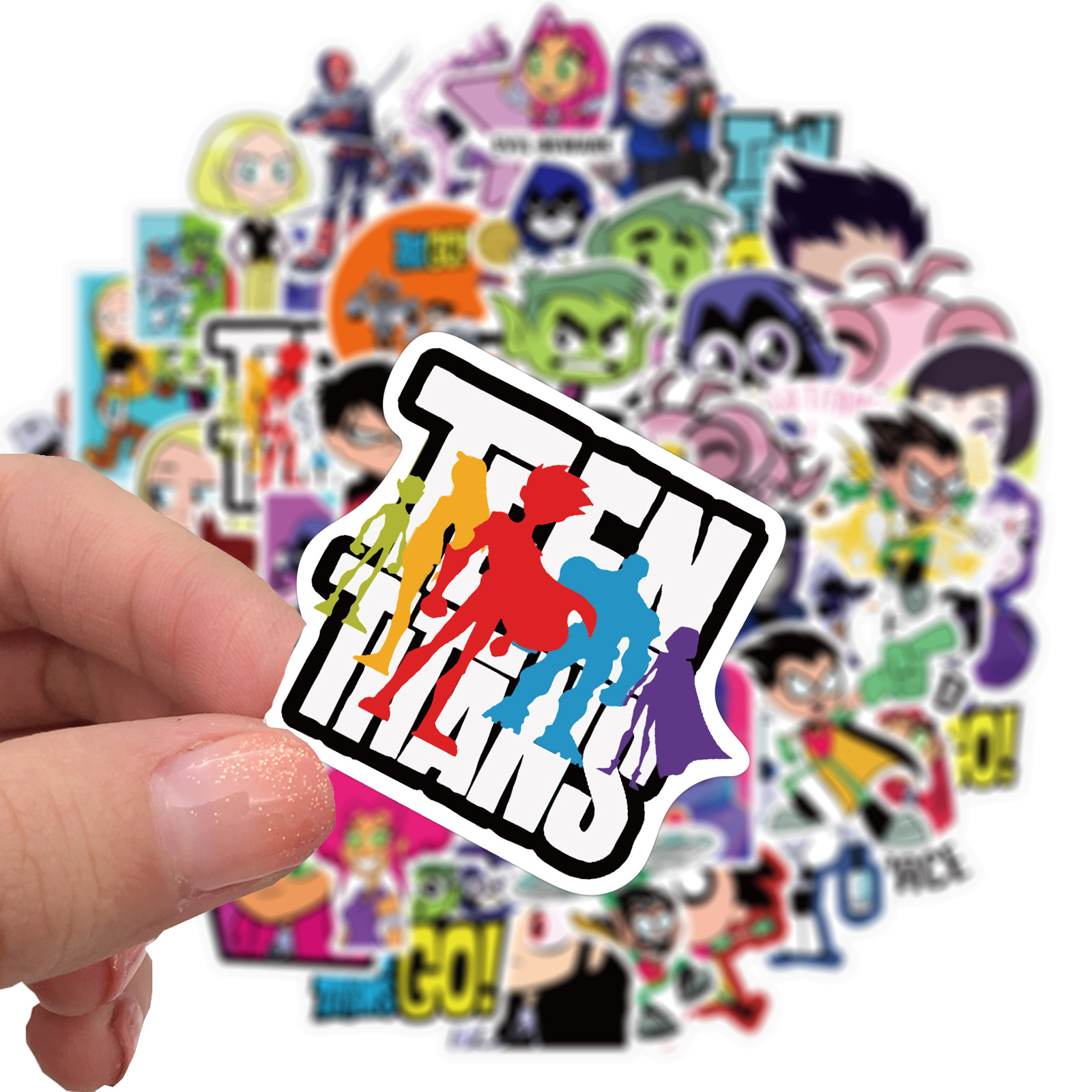 50Pcs Teen Titans Go! Graffiti - Phone Accessories For Teens ulasan dan harga