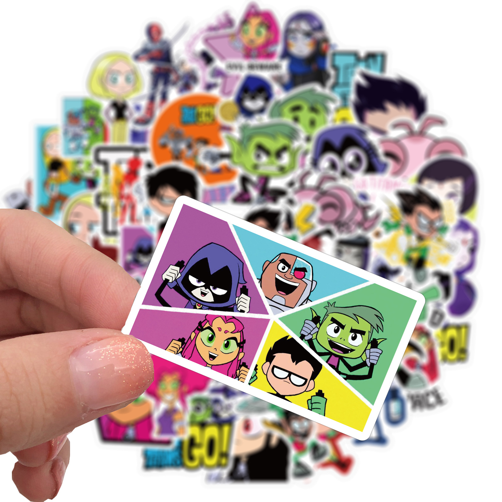 50Pcs Teen Titans Go! Graffiti - Phone Accessories For Teens ulasan dan harga
